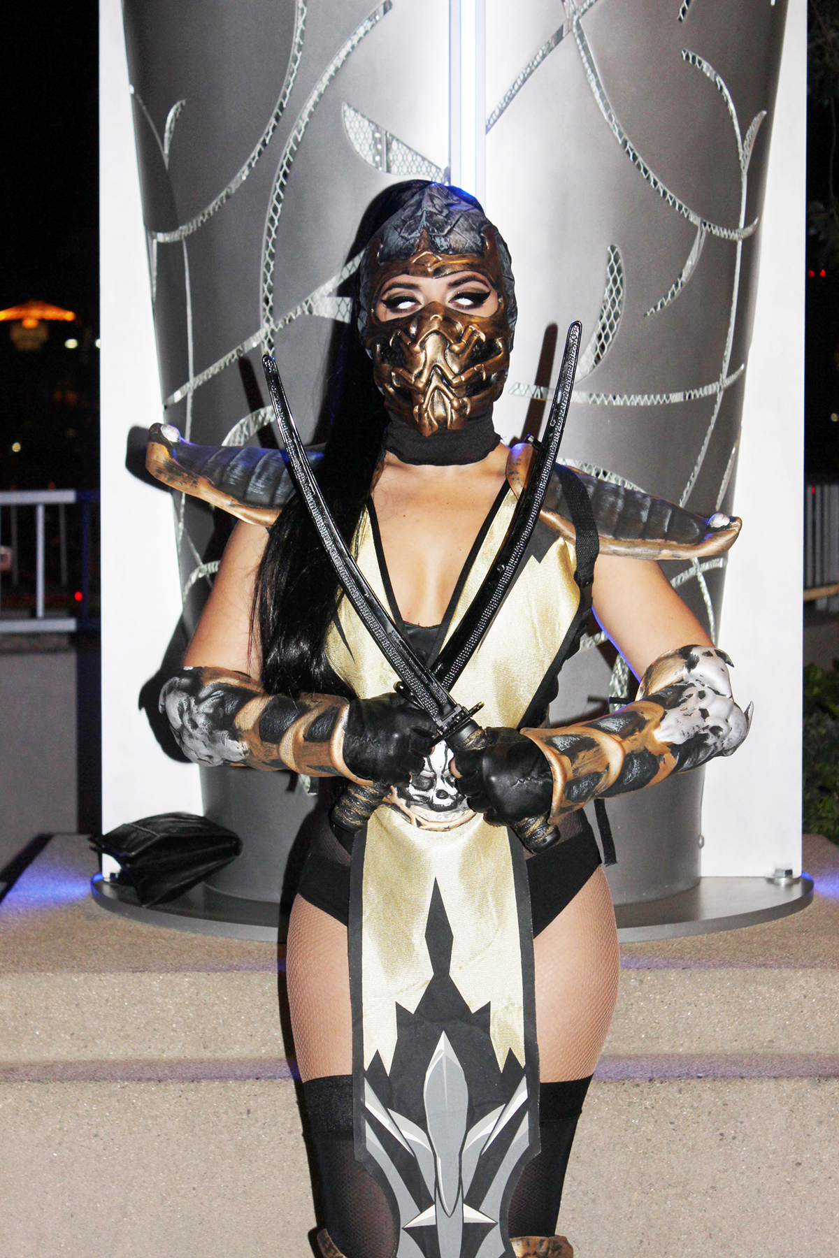 costume kombat scorpion Female mortal